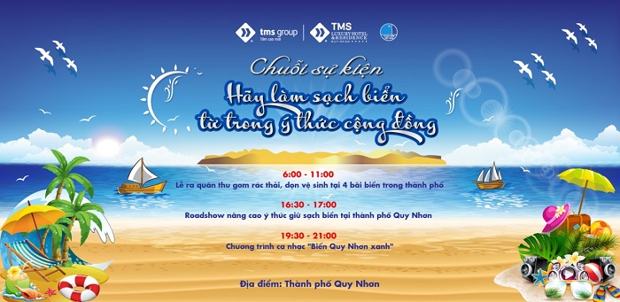 Xã hội - TMS Group cùng Hội LHTN Việt Nam tỉnh Bình Định tổ chức hơn 1000 người làm sạch biển tại Quy Nhơn