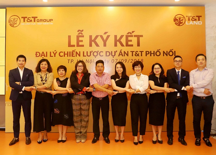 Kinh doanh - Cái bắt tay “WIN – WIN” giữa T&T Land và 5 đại lý phân phồi dự án T&T Phố Nối