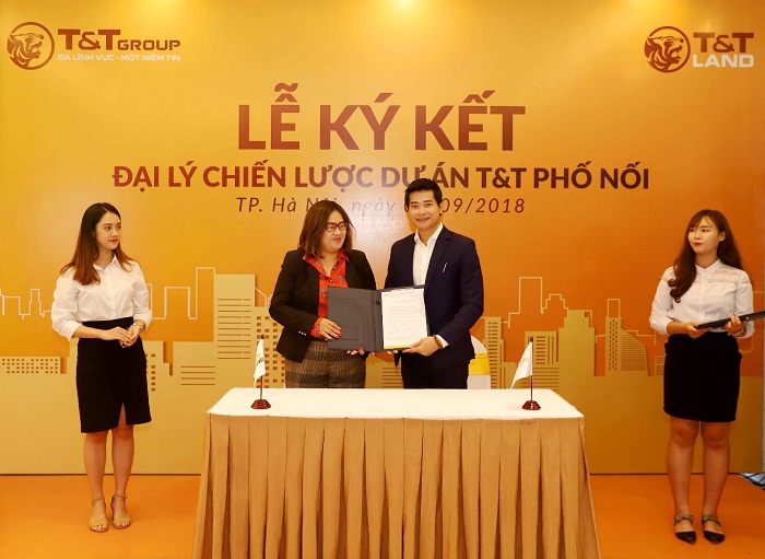 Kinh doanh - Cái bắt tay “WIN – WIN” giữa T&T Land và 5 đại lý phân phồi dự án T&T Phố Nối (Hình 2).