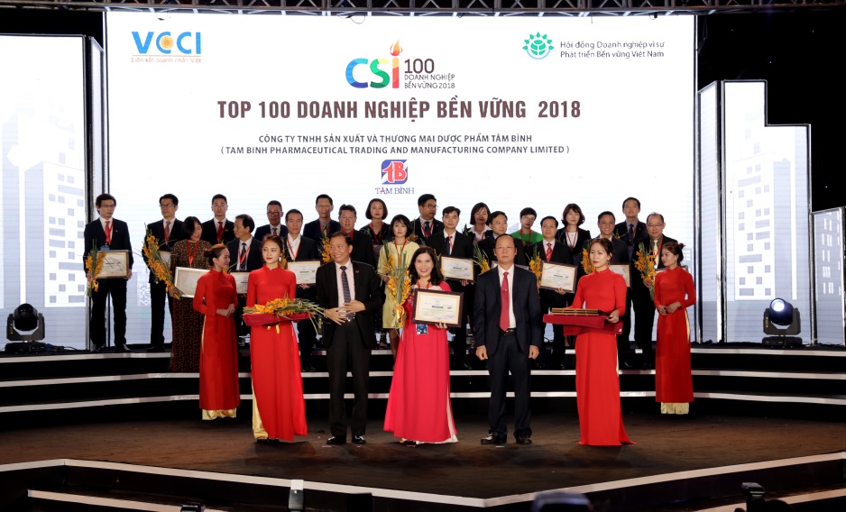 Thương hiệu - Dược phẩm Tâm Bình – Top 100 doanh nghiệp phát triển bền vững 2018 (Hình 2).