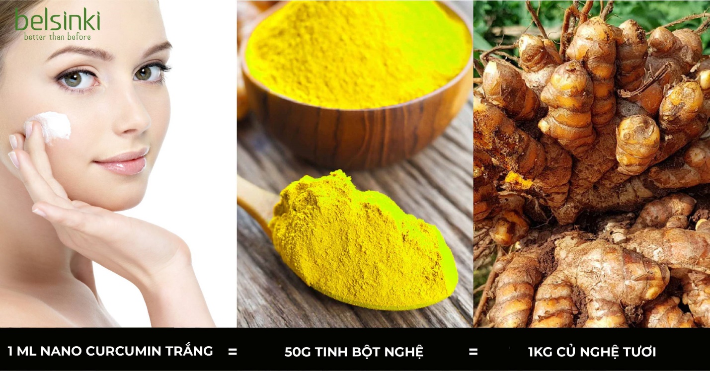 Thương hiệu - Chăm sóc da mang lại hiệu quả tốt nhất nhờ dưỡng chất Nano curcumin trắng