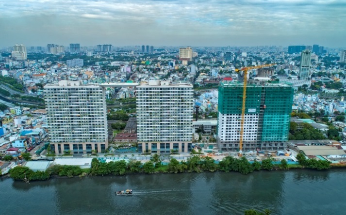 Bất động sản - Cất nóc tháp C - Diamond Lotus Riverside - Bức tường xanh khổng lồ giữa lòng Sài Gòn (Hình 5).