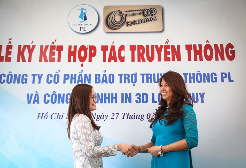 Thương hiệu - PL Media kí kết cùng Công ty In 3D Long Thủy phát triển mô hình Café In 3D tại Việt Nam