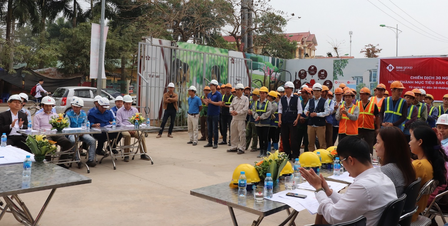 Thương hiệu - Tập đoàn TMS: Nỗ lực cán đích bàn giao nhà giai đoạn 1 dự án TMS Grand City Phuc Yen