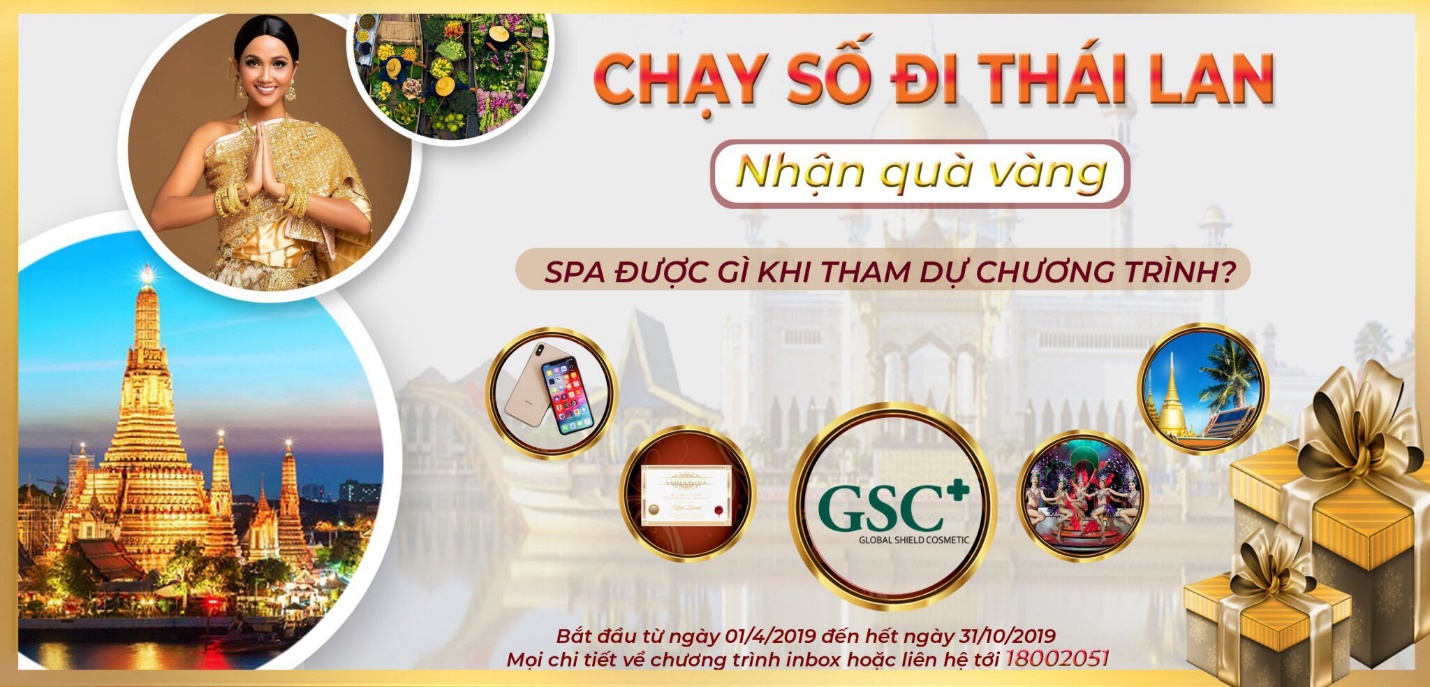 Truyền thông - Chạy số GSC – Đi Thái Lan - Nhận quà vàng