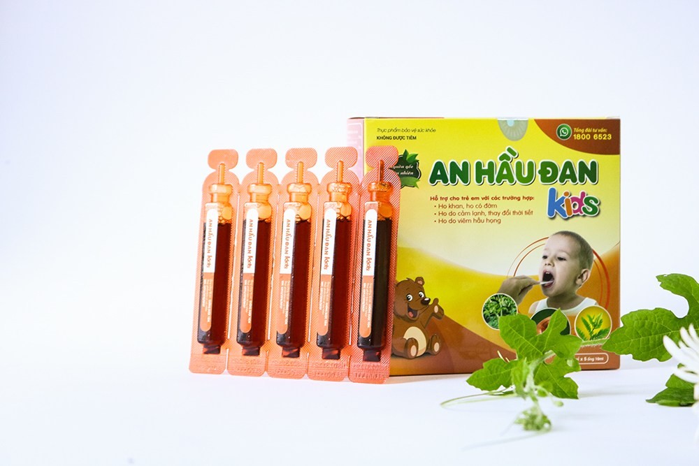 Thương hiệu - An Hầu Đan Kids - Sản phẩm dành cho trẻ viêm VA, viêm amidan, viêm họng (Hình 2).