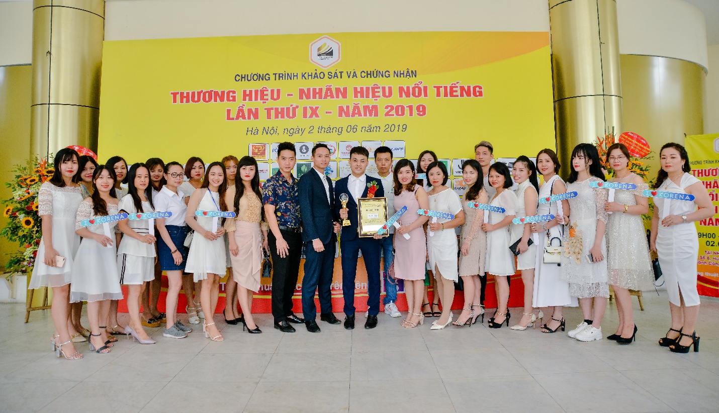 Thương hiệu - Korena Cosmetics gây tiếng vang khi đạt danh hiệu “Thương Hiệu - Nhãn Hiệu Nổi Tiếng' năm 2019 (Hình 2).