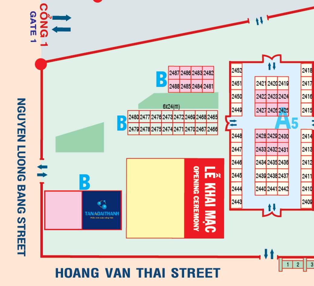 Thương hiệu - Tập đoàn Tân Á Đại Thành tham gia Triển lãm Quốc tế Vietbuild 2019