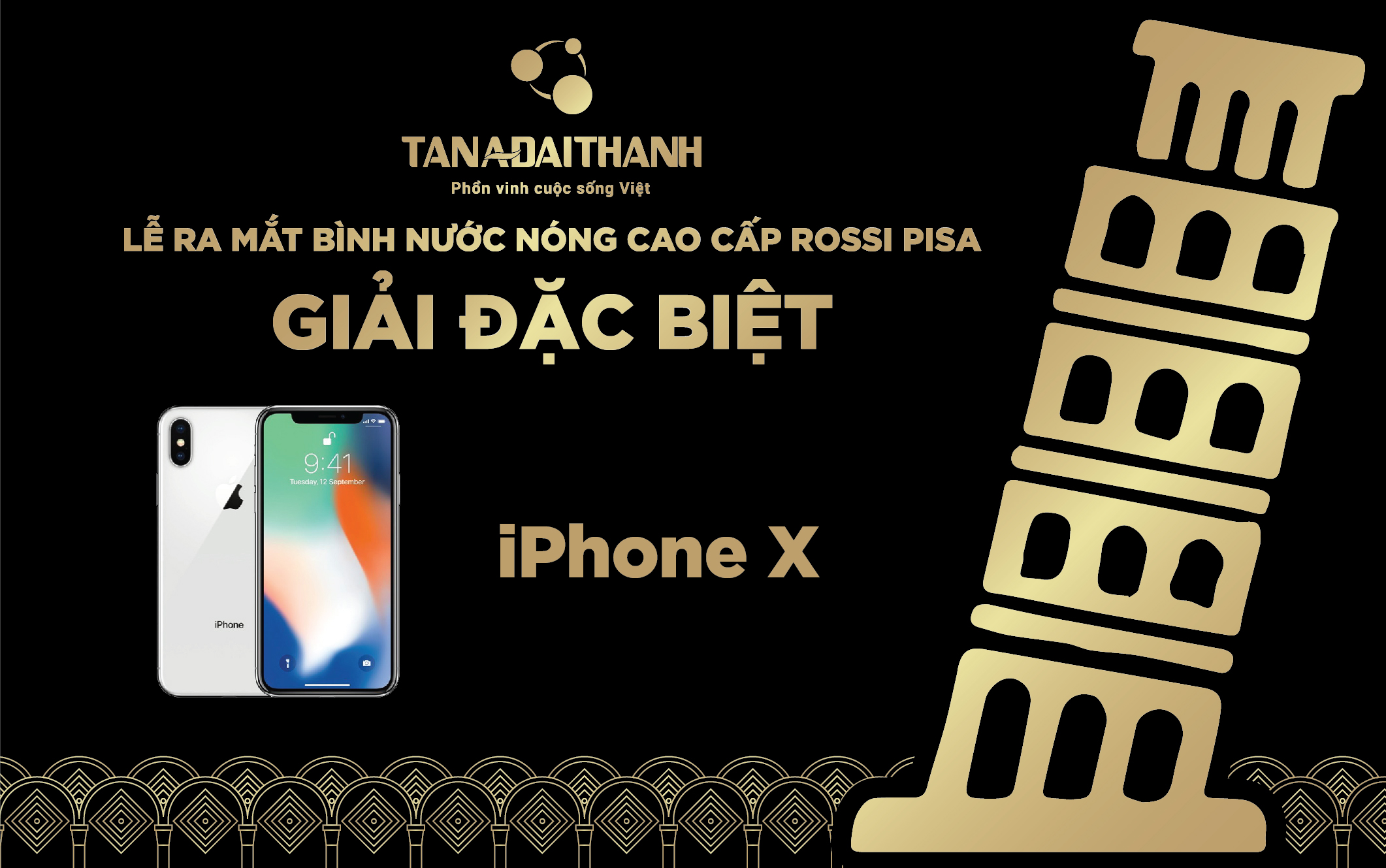 Cần biết - Ra mắt bình nước nóng phiên bản đặc biệt - Rossi Pisa (Hình 2).