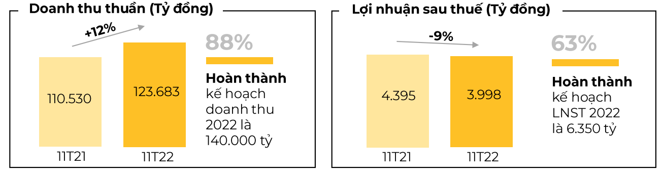 Hồ sơ doanh nghiệp - Lợi nhuận tháng 11 của Thế Giới Di Động xuống mức thấp nhất kể từ 2017