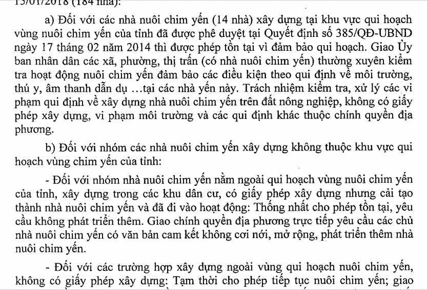 Đầu tư - Ninh Thuận: Hàng trăm nhà “dụ” chim yến ngang nhiên hoạt động ngoài vùng quy hoạch