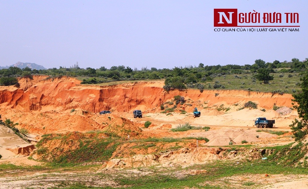 Môi trường - Ninh Thuận: Cận cảnh doanh nghiệp khai thác cát “băm nát” rừng đồi (Hình 3).