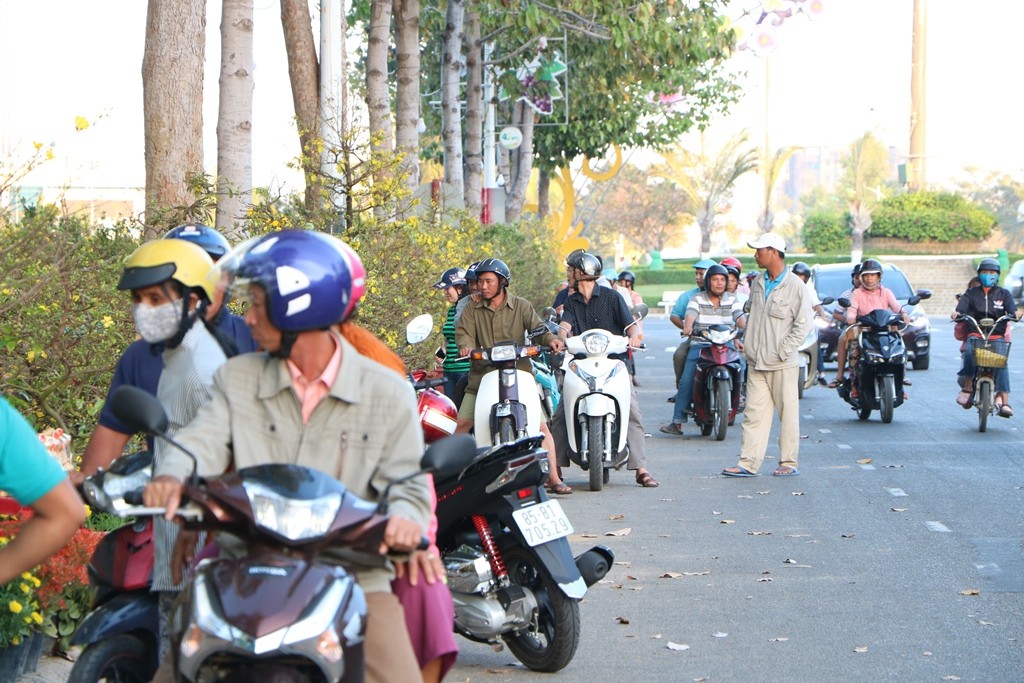 Tin nhanh - Chùm ảnh: Sắc xuân về rực rỡ khắp phố phường Ninh Thuận (Hình 7).