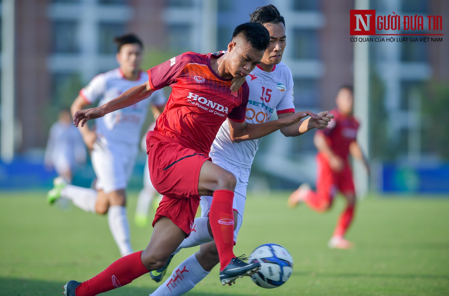 Thể thao - Chùm ảnh U23 Việt Nam vs Viettel: Màn đấu tập tổng duyệt trước trận đấu với U23 Myanmar (Hình 9).