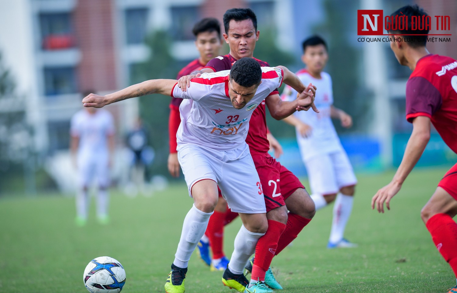 Thể thao - Chùm ảnh U23 Việt Nam vs Viettel: Màn đấu tập tổng duyệt trước trận đấu với U23 Myanmar (Hình 14).