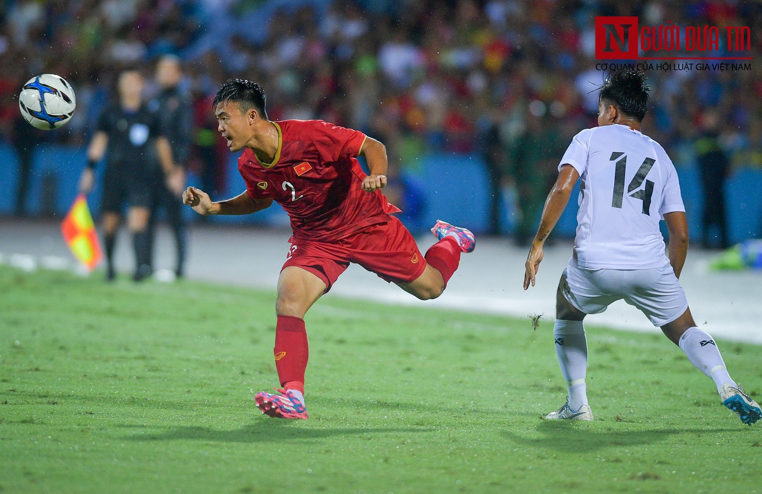 Tin nhanh - Chùm ảnh: “Thủy chiến” đất Tổ, U23 Việt Nam đè bẹp U23 Myanmar (Hình 17).