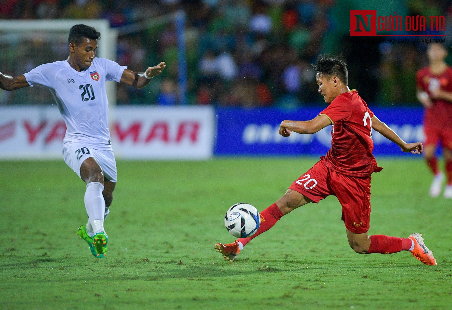 Tin nhanh - Chùm ảnh: “Thủy chiến” đất Tổ, U23 Việt Nam đè bẹp U23 Myanmar (Hình 19).