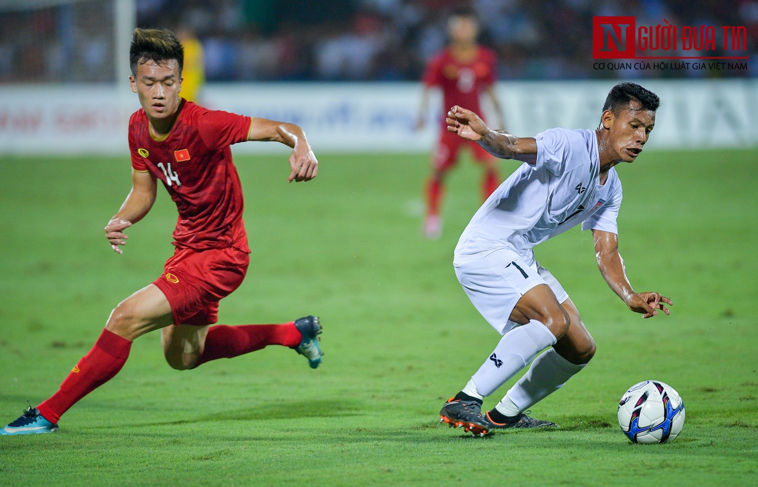 Tin nhanh - Chùm ảnh: “Thủy chiến” đất Tổ, U23 Việt Nam đè bẹp U23 Myanmar (Hình 7).