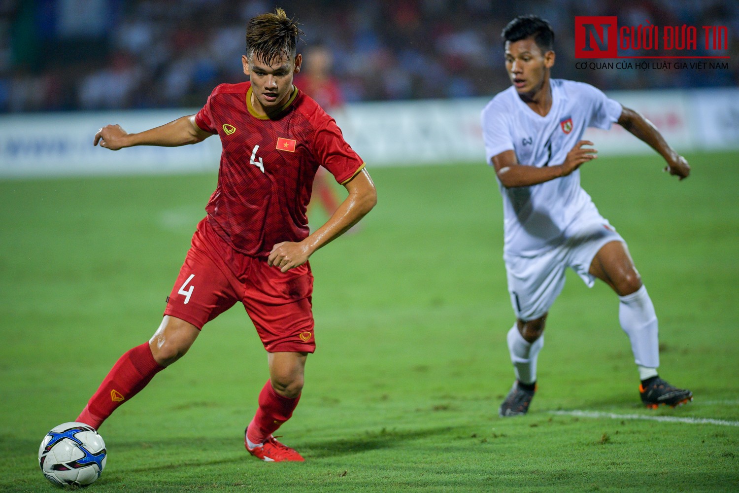 Tin nhanh - Chùm ảnh: “Thủy chiến” đất Tổ, U23 Việt Nam đè bẹp U23 Myanmar (Hình 11).