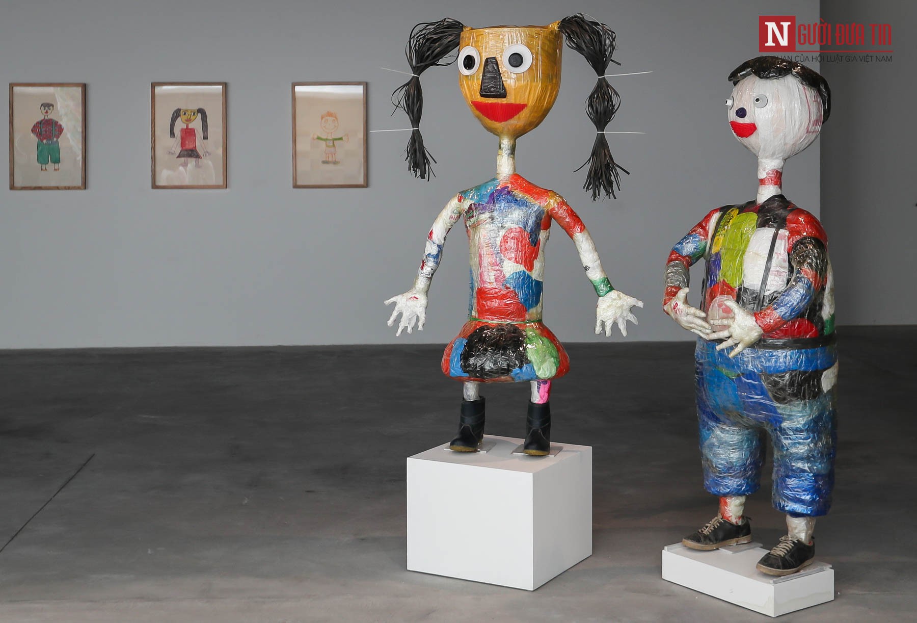 Môi trường - Hàng loạt tác phẩm nghệ thuật khổng lồ được biến hóa từ rác thải nhựa (Hình 6).