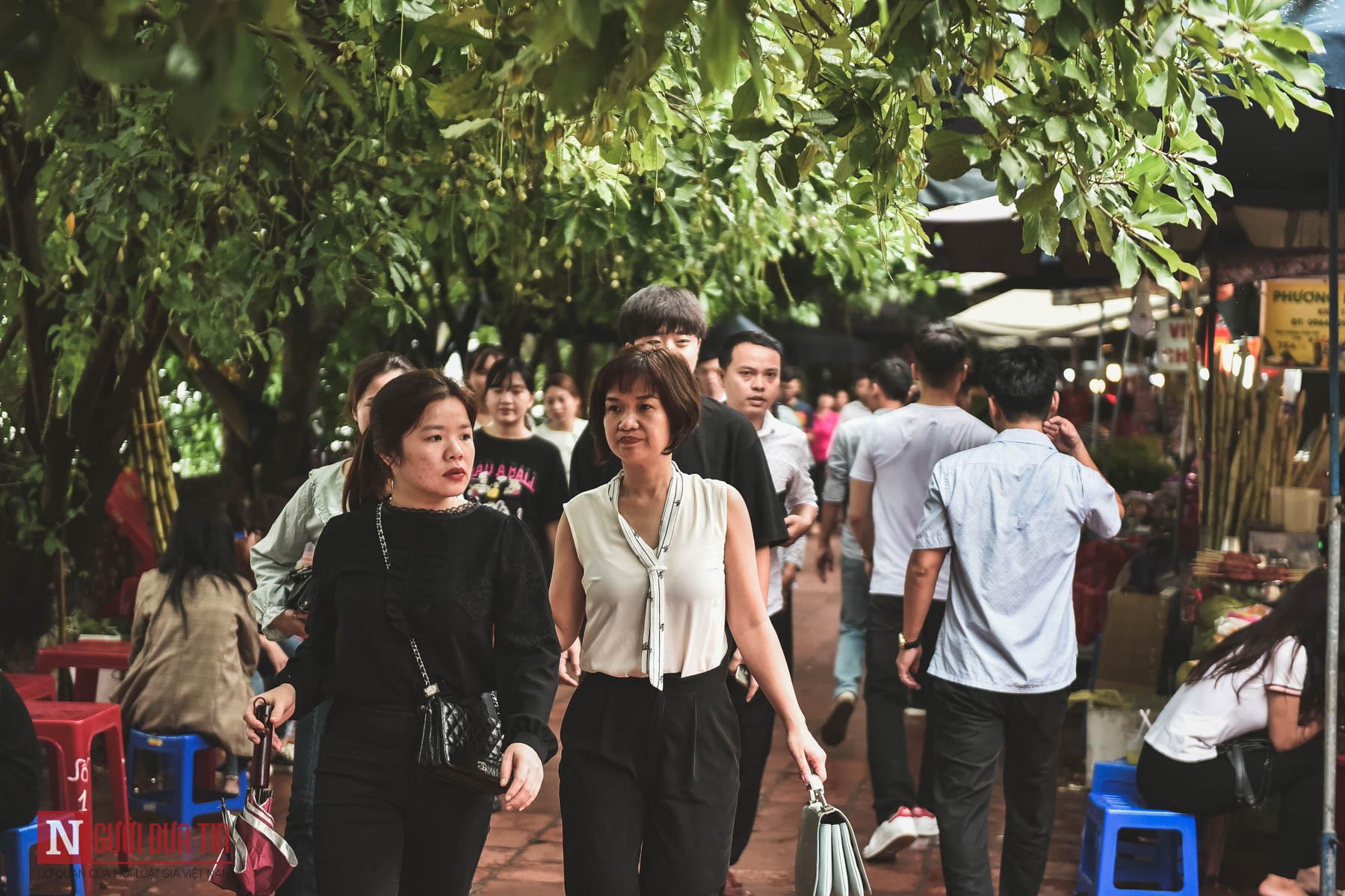 Văn hoá - [Chùm ảnh] Phủ Tây Hồ ngày người chen người, lễ chồng lễ (Hình 3).