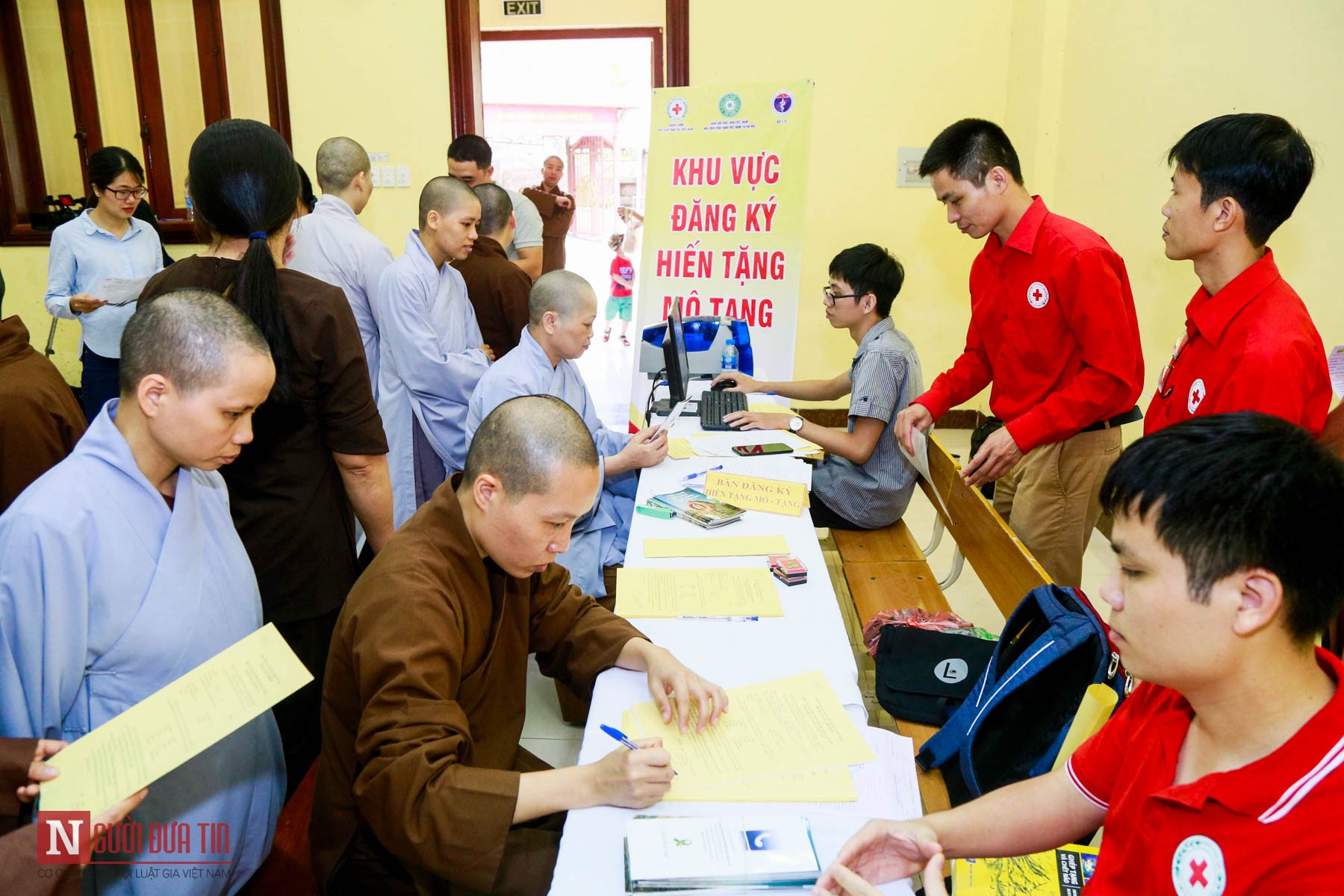 Văn hoá - Gần 500 tăng ni phật tử tham gia “Ngày hội Hiến máu cứu người” (Hình 7).