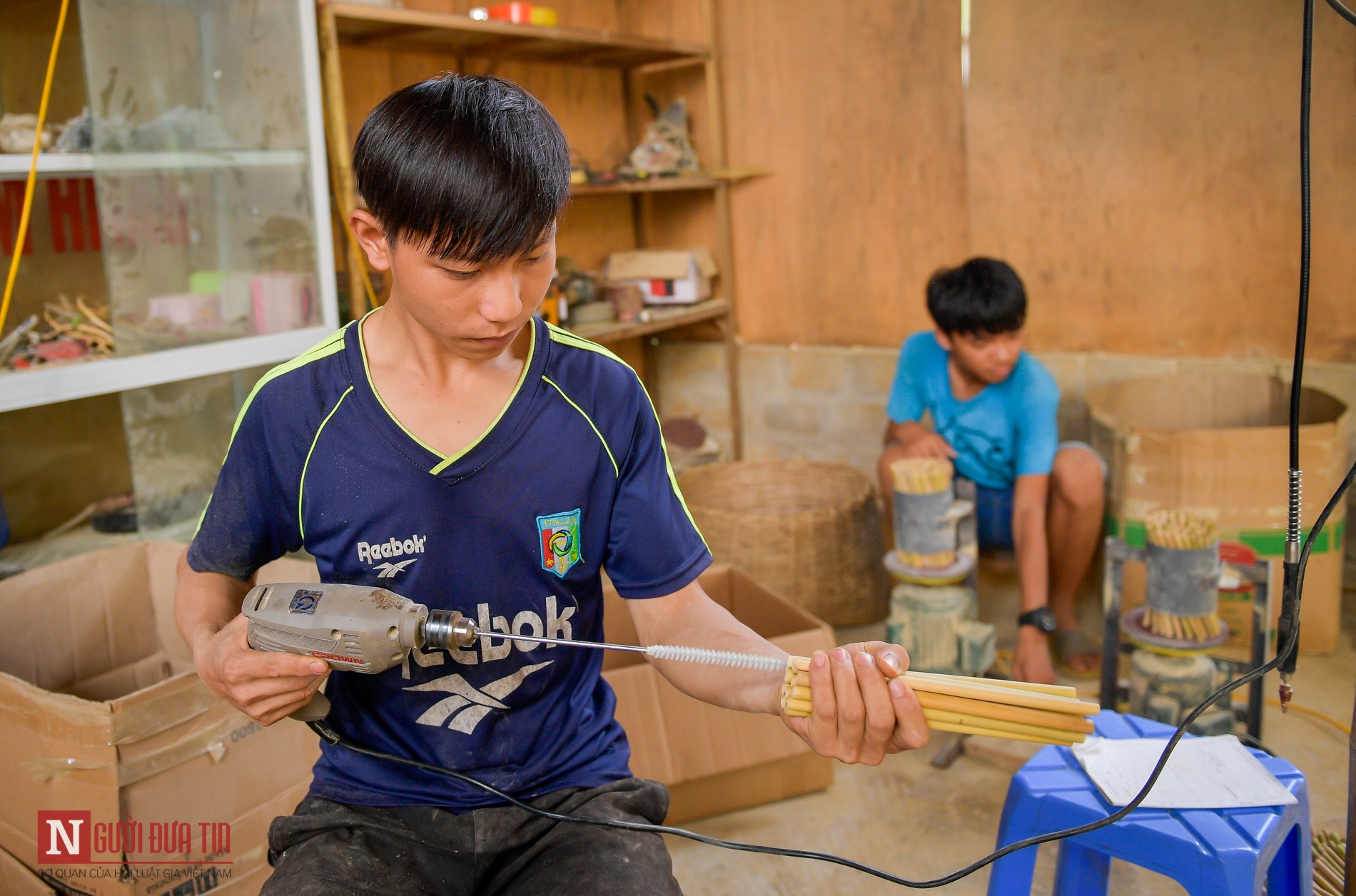 Môi trường - 'Đột nhập' xưởng sản xuất ống hút tự nhiên lớn nhất miền Bắc (Hình 9).