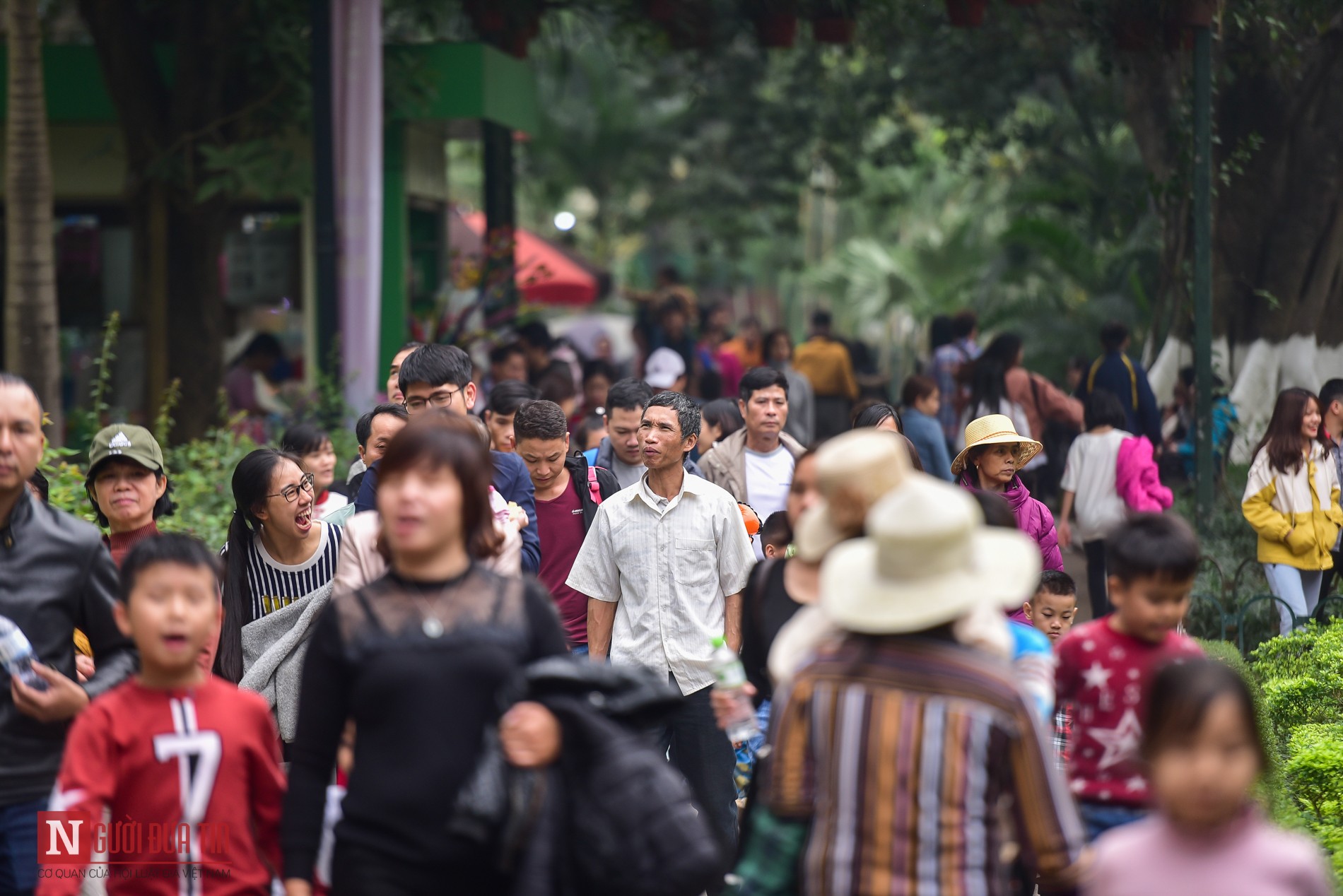 Tin nhanh - Hàng nghìn người đổ về công viên Thủ Lệ trong dịp nghỉ tết dương lịch 2020 (Hình 2).