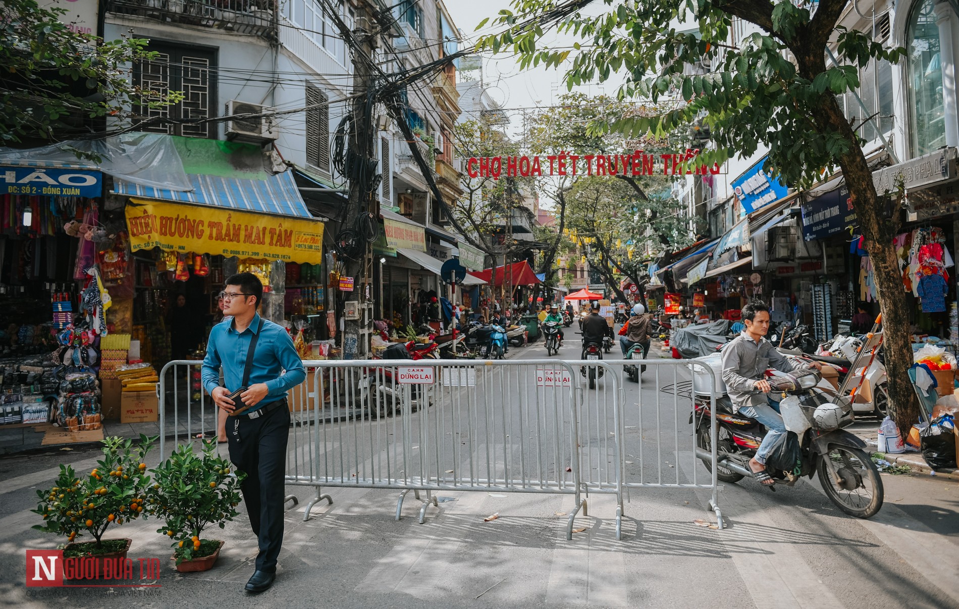 Tin nhanh - Cận cảnh các tuyến phố cấm đường phục vụ chợ hoa xuân (Hình 5).