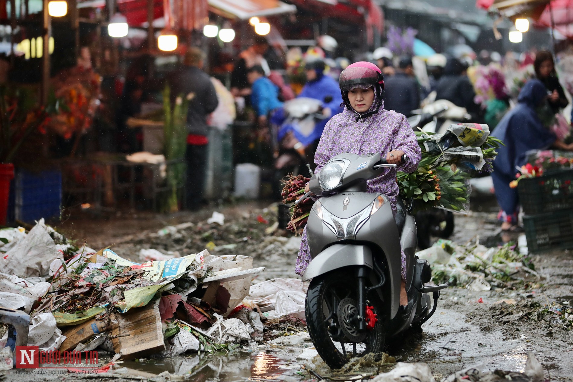 Tin nhanh - Chiều 30 Tết, cây cảnh chơi xuân “hóa rác” ngổn ngang (Hình 5).