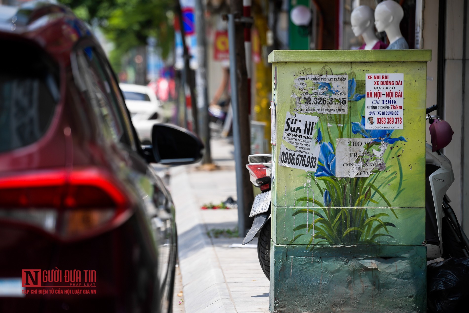 Tin nhanh - Hà Nội: Những “vết thương” trên tác phẩm nghệ thuật đường phố  (Hình 10).