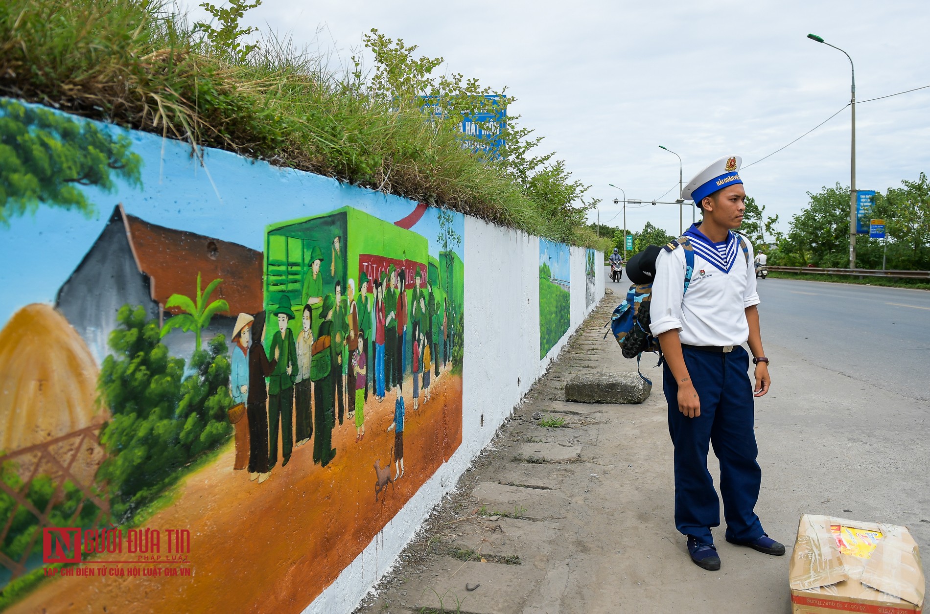 Tin nhanh - Ngắm đường bích họa dài nhất Thủ đô (Hình 14).