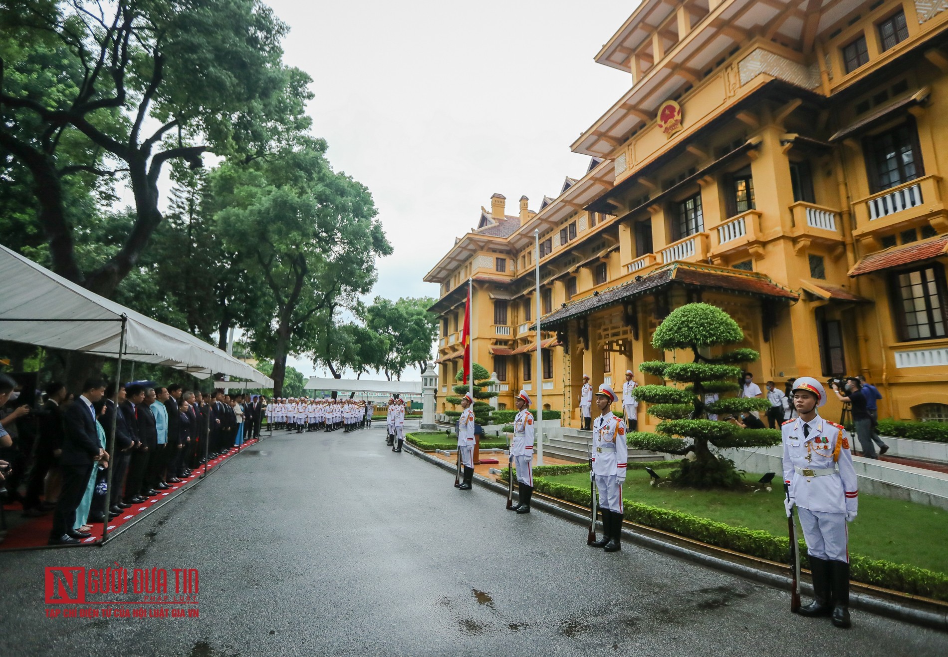 Tin nhanh - Trang nghiêm lễ thượng cờ ASEAN nhân kỷ niệm 53 năm thành lập