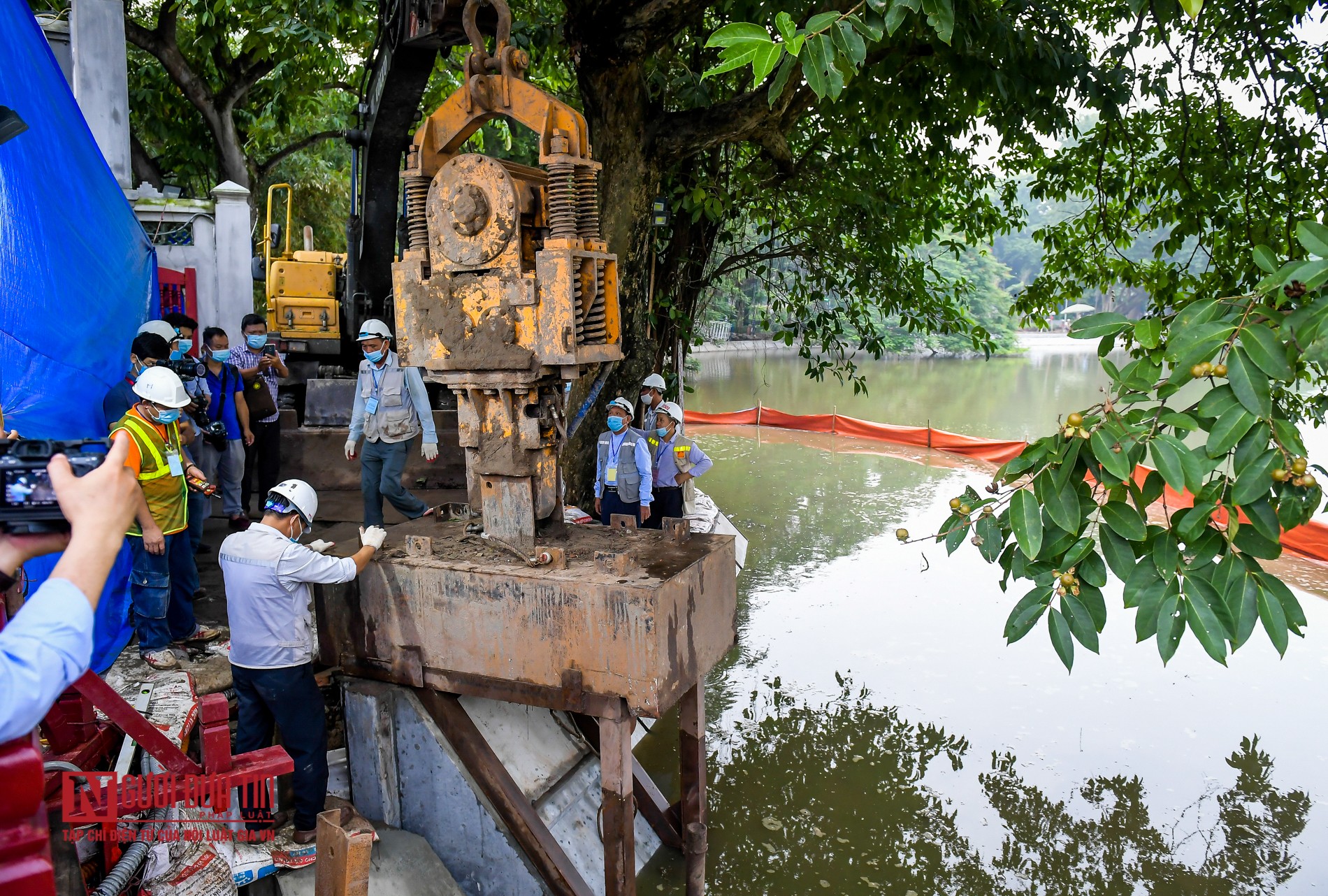 Tin nhanh - Hợp long kè hồ Hoàn Kiếm (Hình 8).