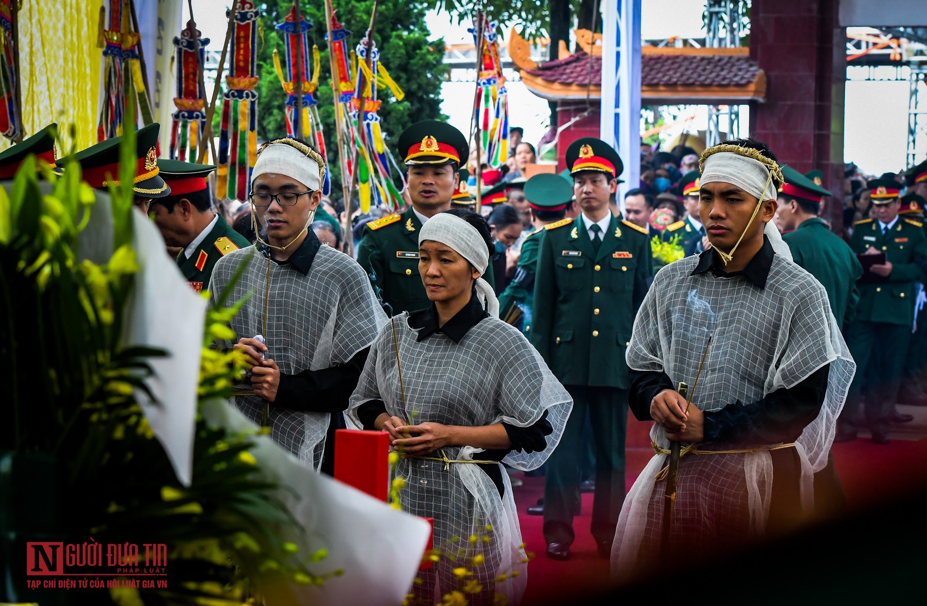 Tin nhanh - Tang lễ Thiếu tướng Nguyễn Hữu Hùng tại quê nhà (Hình 14).