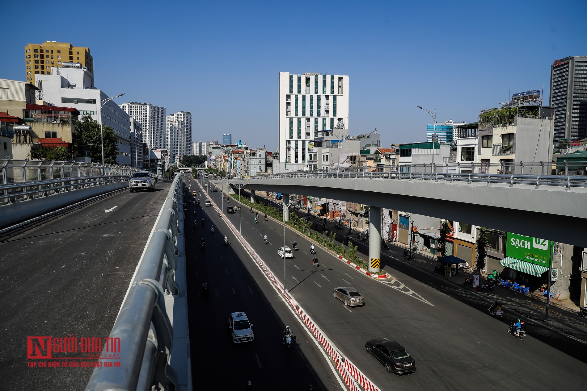 Tin nhanh - Thông xe đường Vành đai 2 trên cao, đoạn Ngã Tư Sở - Ngã Tư Vọng (Hình 8).