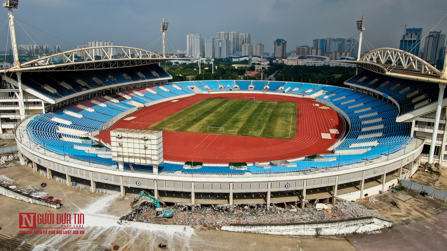 Tin nhanh - Tu sửa sân vận động Mỹ Đình phục vụ SEA Games 31