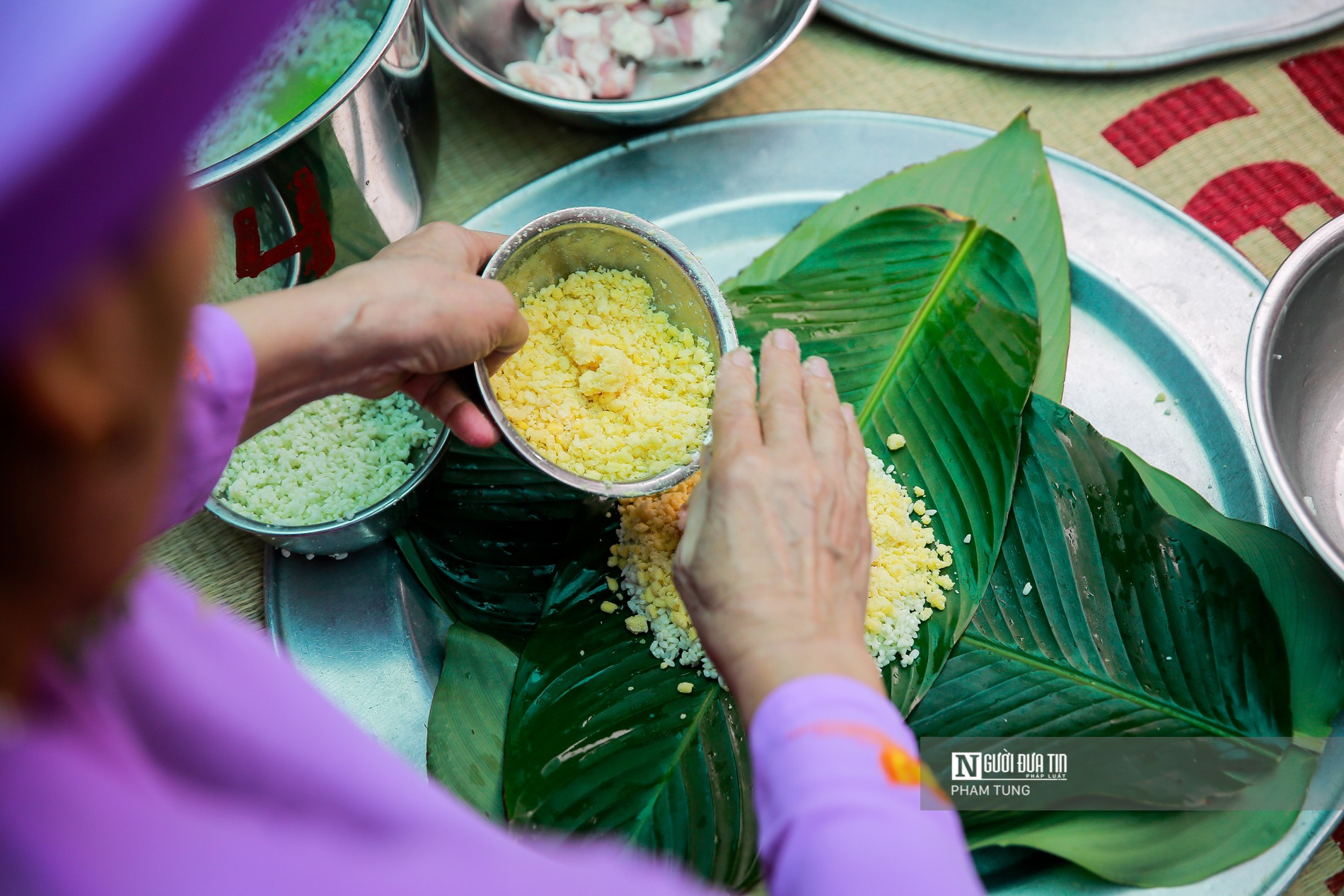 Giáo dục - 500 em nhỏ so tài gói bánh chưng chào xuân Tân Sửu (Hình 6).