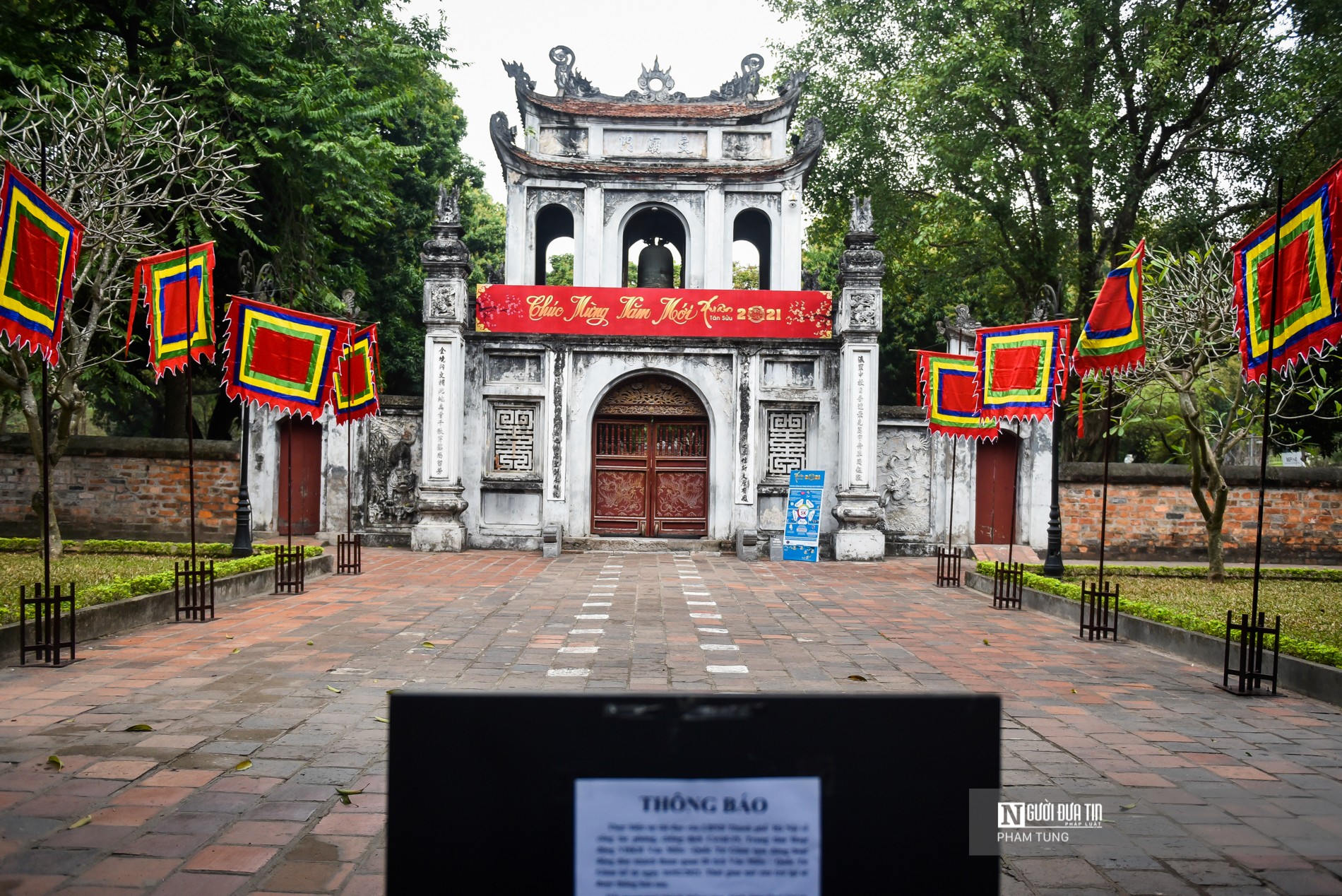 Tin nhanh - Hà Nội: Hàng loạt di tích đóng cửa phòng dịch Covid-19 (Hình 9).