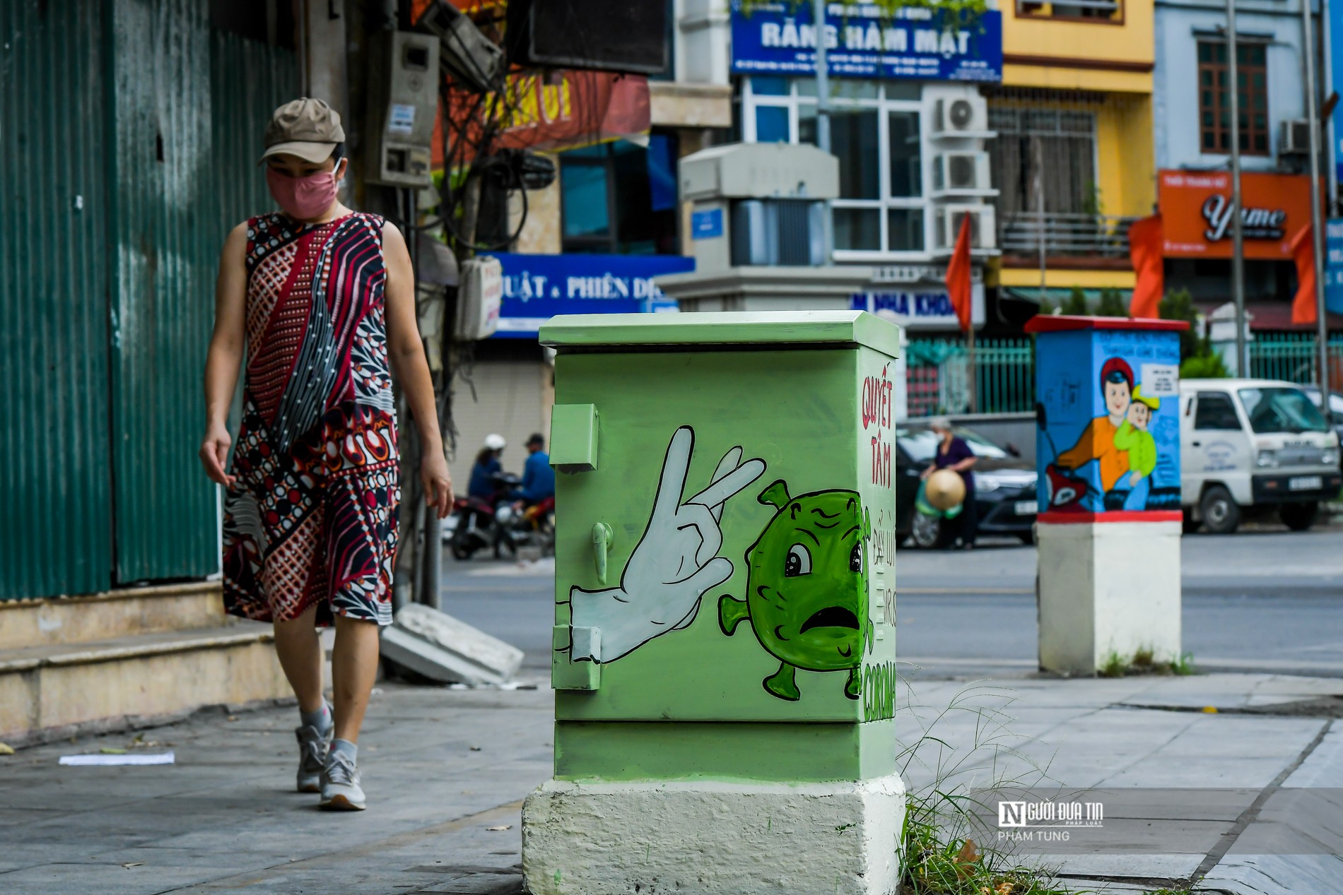 Dân sinh - Hà Nội: Bốt điện thành tác phẩm tôn vinh “chiến sĩ áo trắng” (Hình 13).