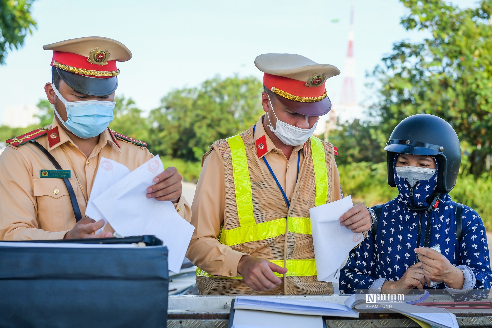 Dân sinh - Nhiều xe máy đi vào cao tốc đại lộ Thăng Long bị xử lý (Hình 4).