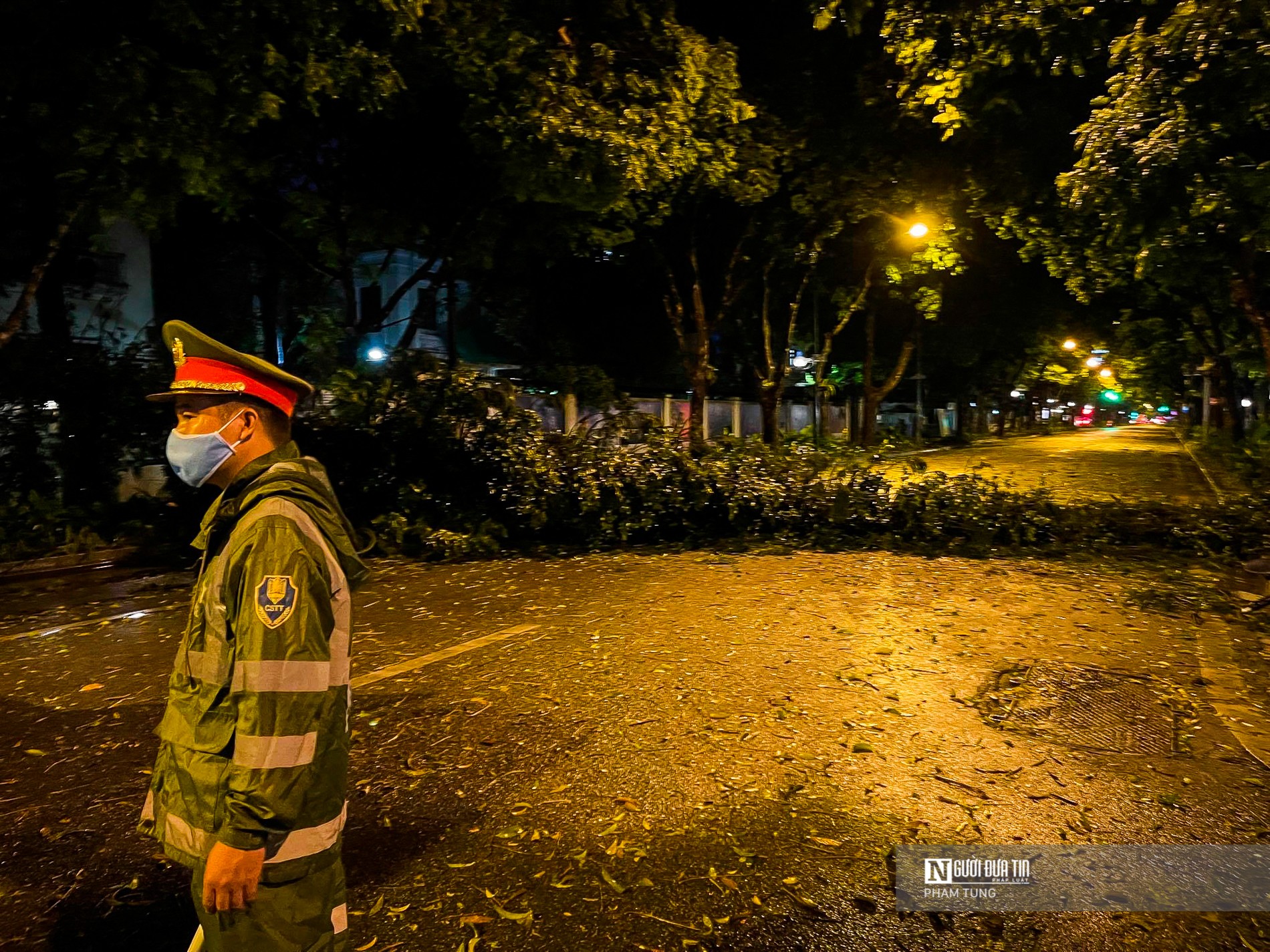 Dân sinh - Hà Nội: Cây đổ la liệt sau mưa lớn (Hình 5).