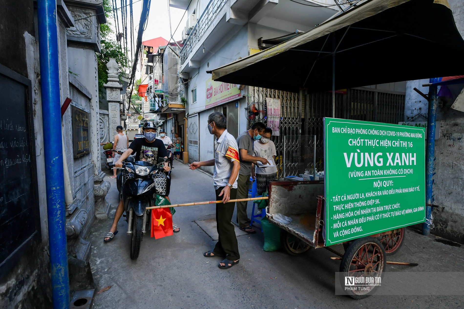 Dân sinh - Hà Nội: Xuất hiện các 'vùng xanh' phòng dịch Covid-19