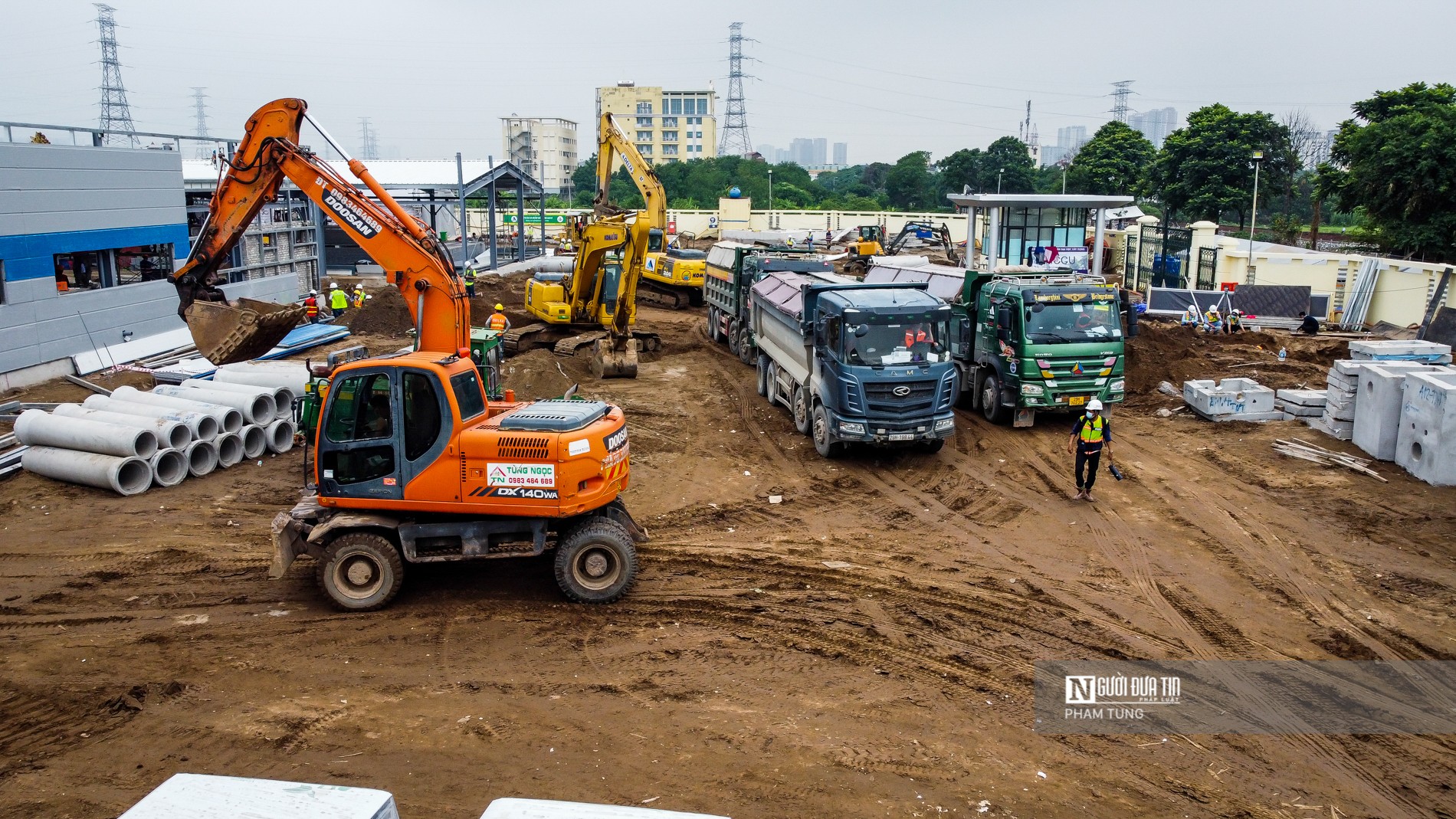 Sự kiện - Cận cảnh bệnh viện dã chiến lớn nhất Hà Nội sau 20 ngày thi công (Hình 4).