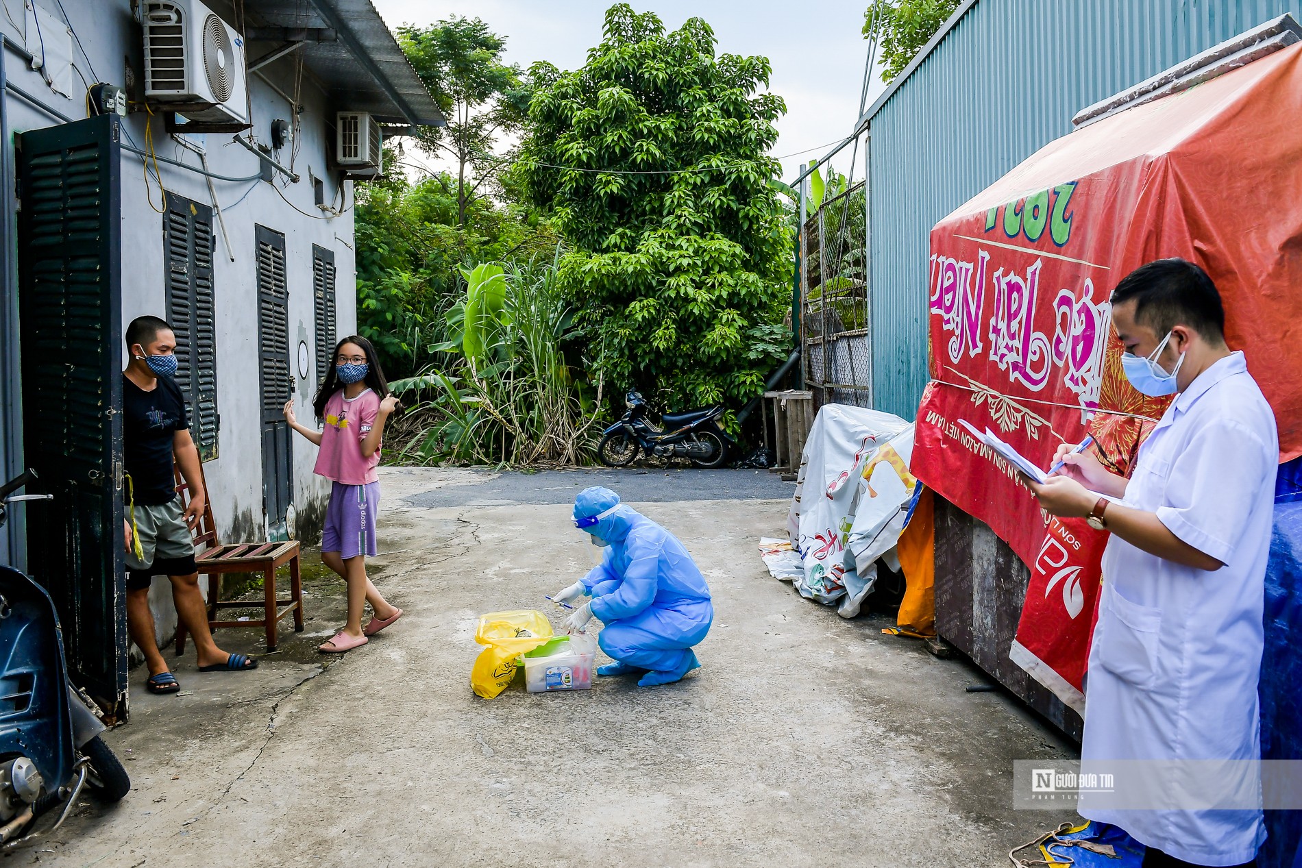 Dân sinh - Hà Nội: Phong tỏa khu vực đường chợ 365 Hà Đông (Hình 6).