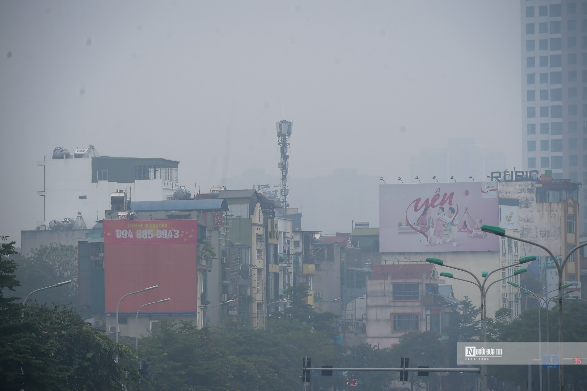 Môi trường - Hà Nội mù mịt do ô nhiễm không khí mức độ cao (Hình 4).