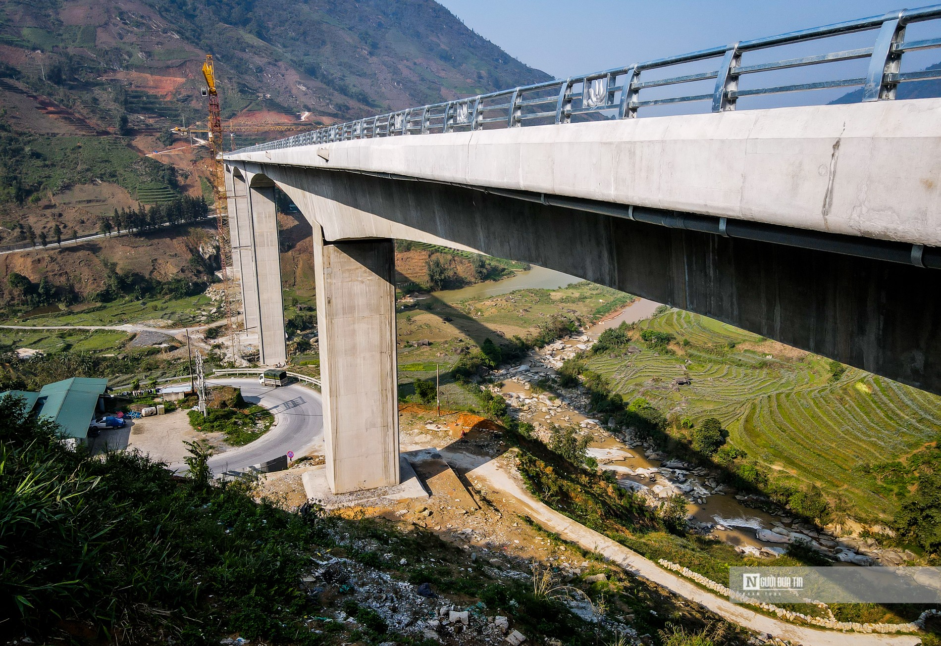 Dân sinh - Cận cảnh cầu cạn cao nhất Việt Nam sắp hoàn thành (Hình 5).