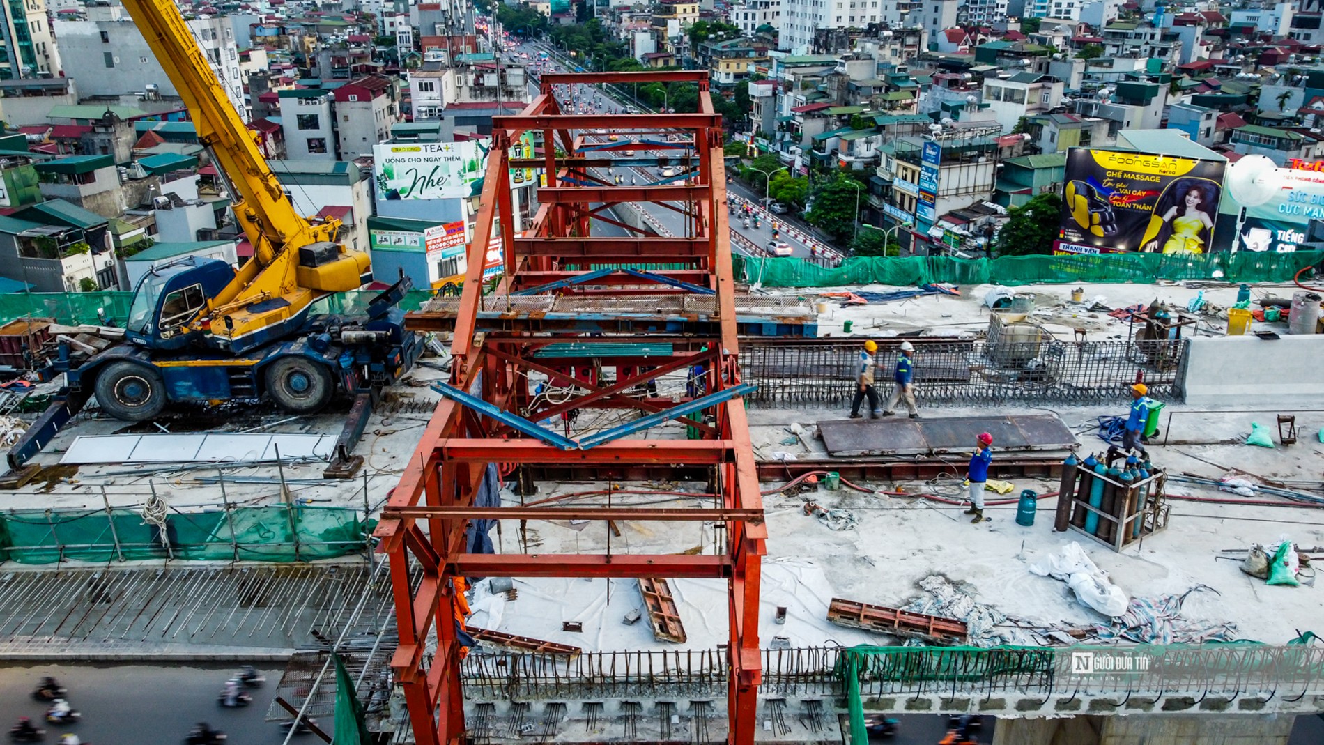 Dân sinh - Hà Nội: Diện mạo đường Vành đai 2 trước ngày hợp long nhịp cuối (Hình 6).