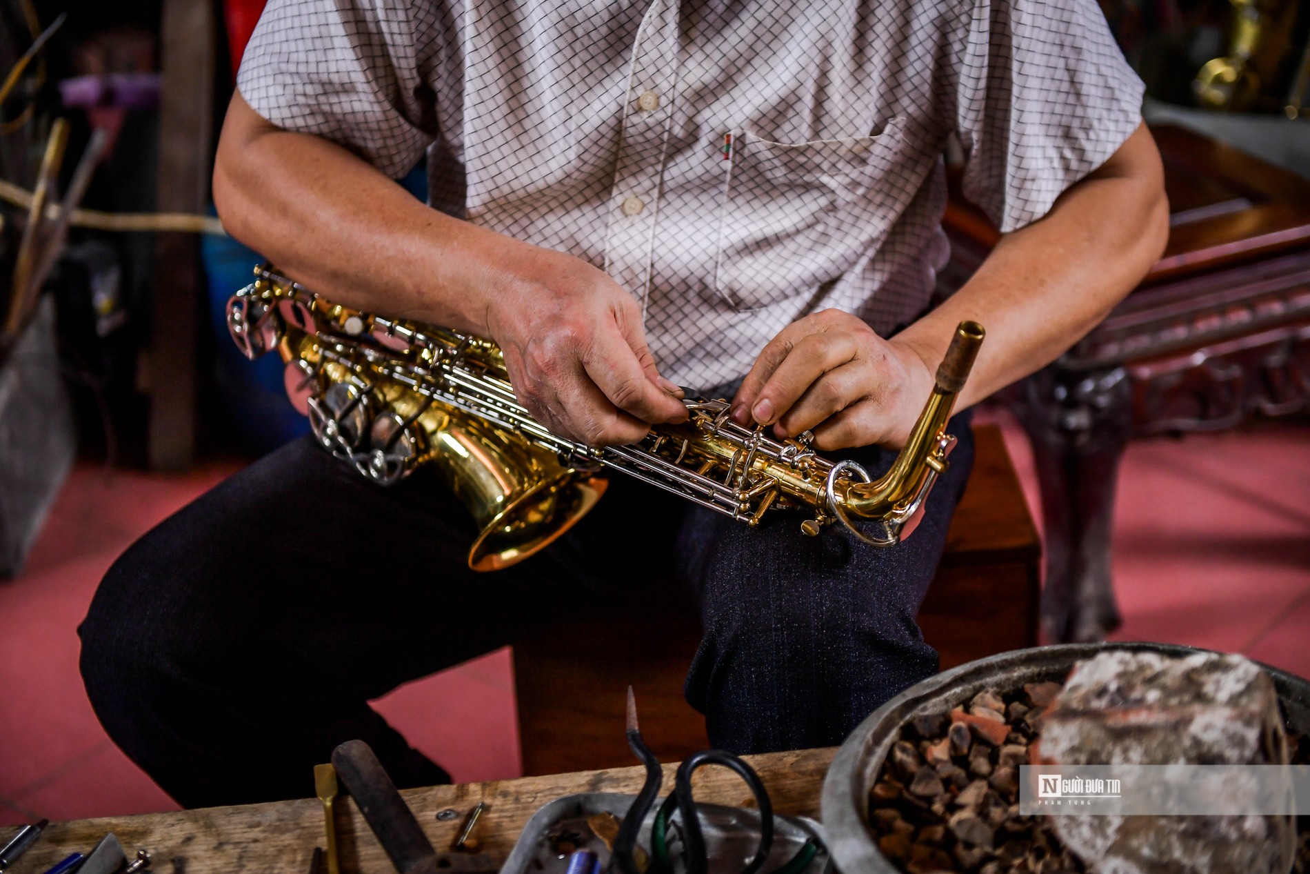 Văn hoá - Nghệ nhân dành nửa đời người với kèn Tây: “Đam mê là sẽ bất chấp' (Hình 7).