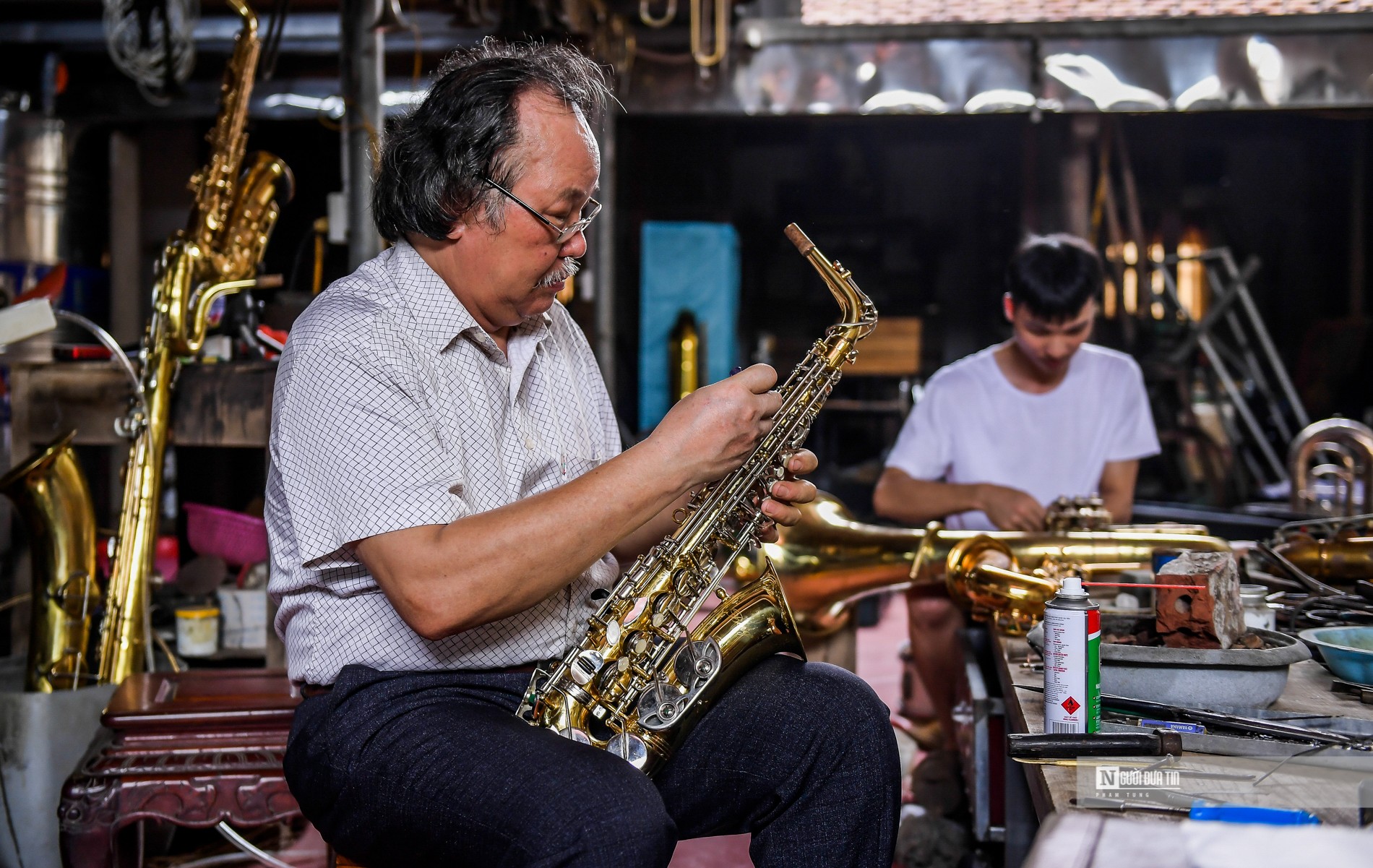 Văn hoá - Nghệ nhân dành nửa đời người với kèn Tây: “Đam mê là sẽ bất chấp' (Hình 9).